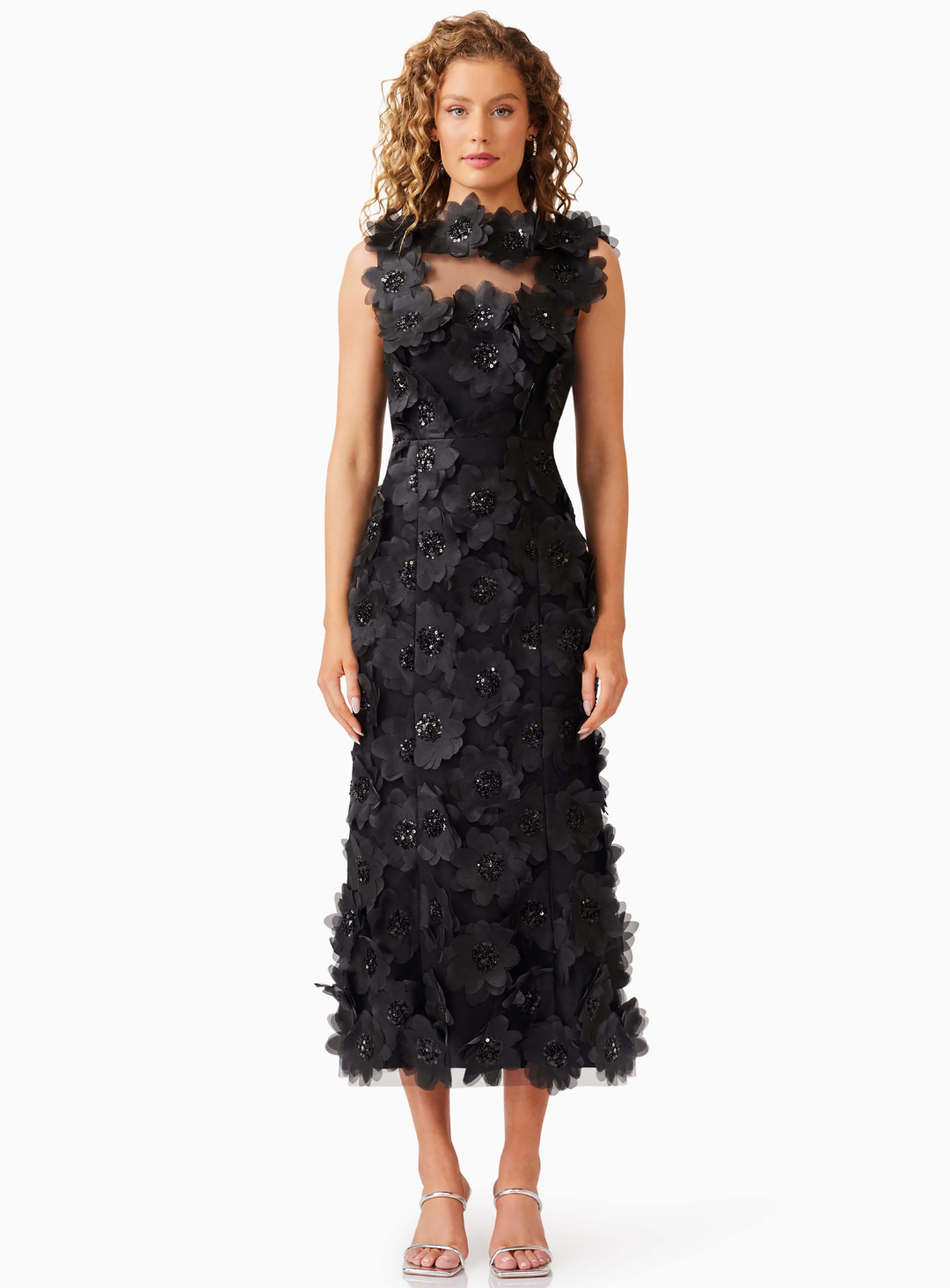 Cherry Blossom Midi Dress by Elliatt – White Runway