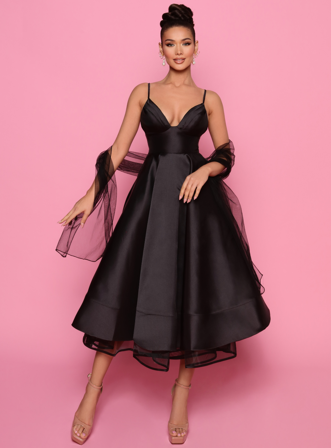 Josi NP160 Midi Dress by Nicoletta - Plum main image 1