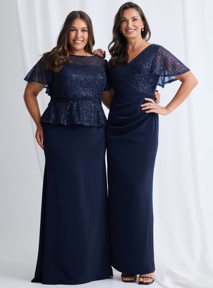 Joyce Beaded Pencil Dress