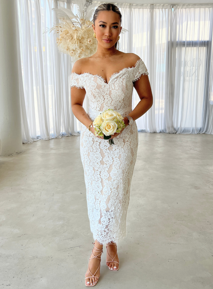 Marigold Lace Midi