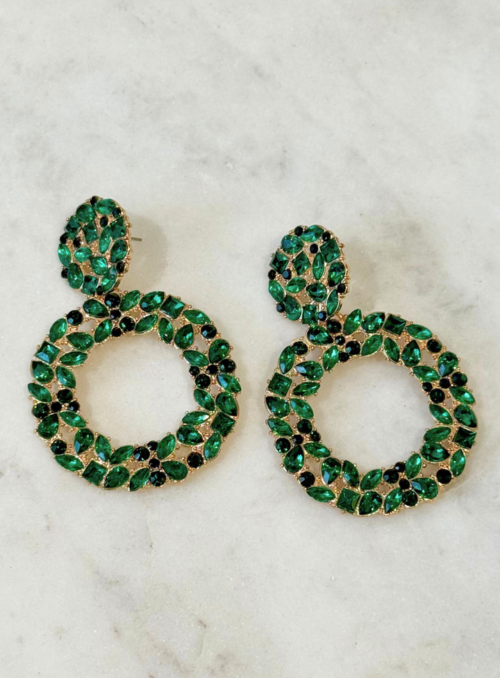 Green Nerida Earrings