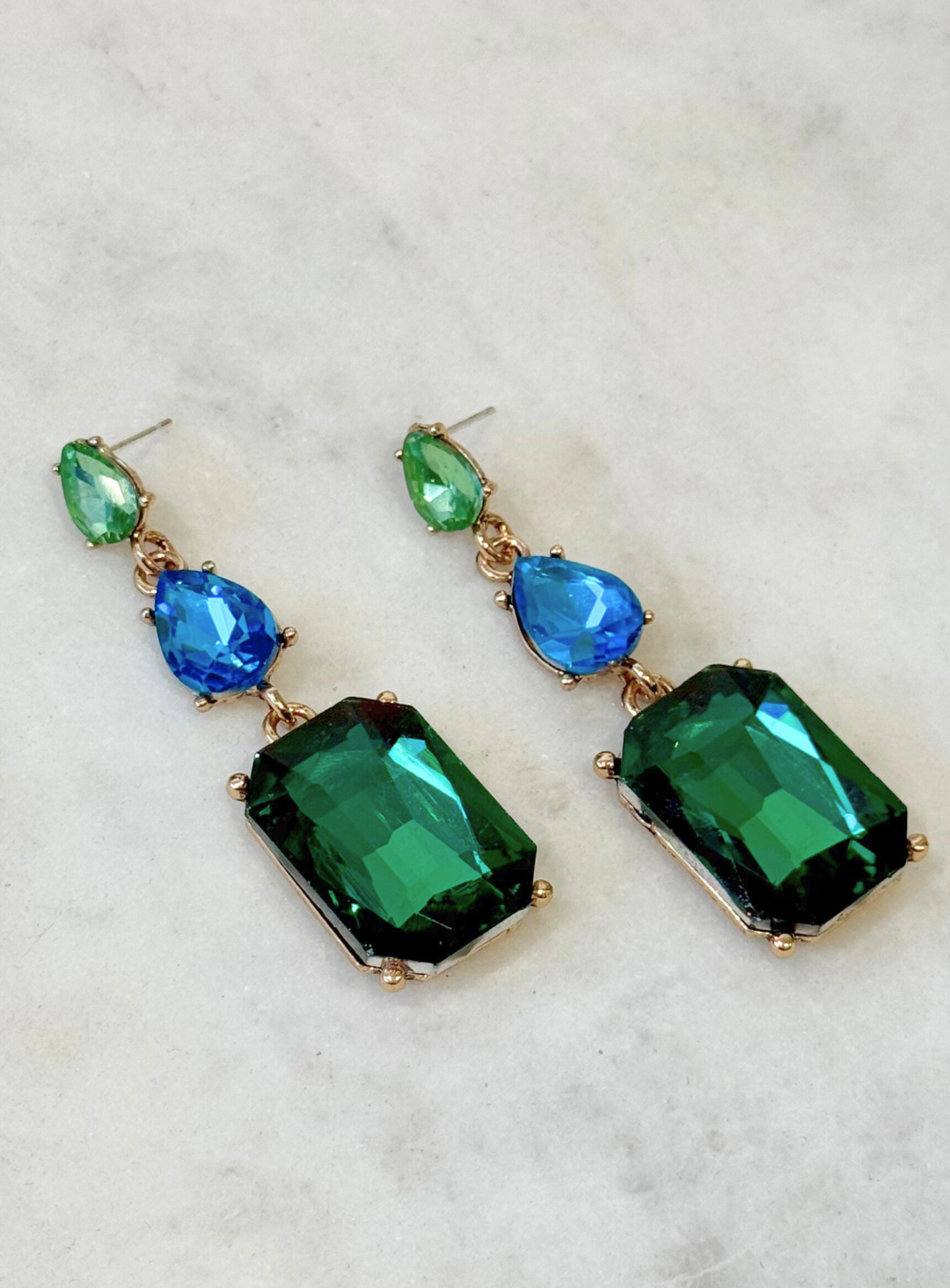 Emerald Tazz Earrings