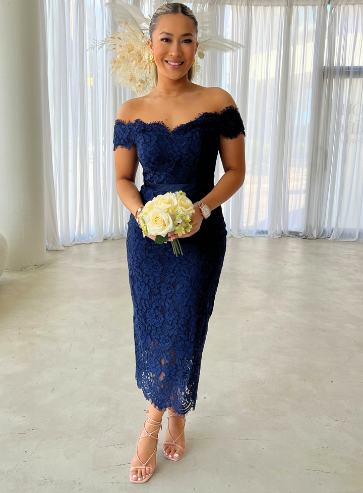 Marigold Lace Midi