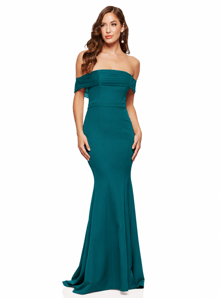 Coco Off Shoulder Tulle Gown