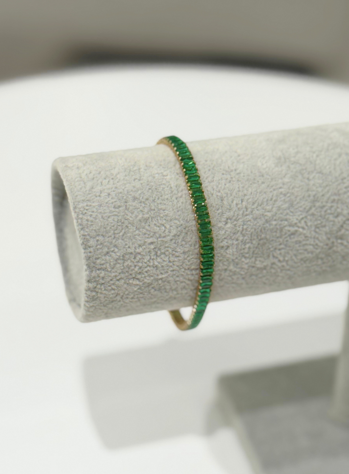 Green Muse Tennis Bracelet