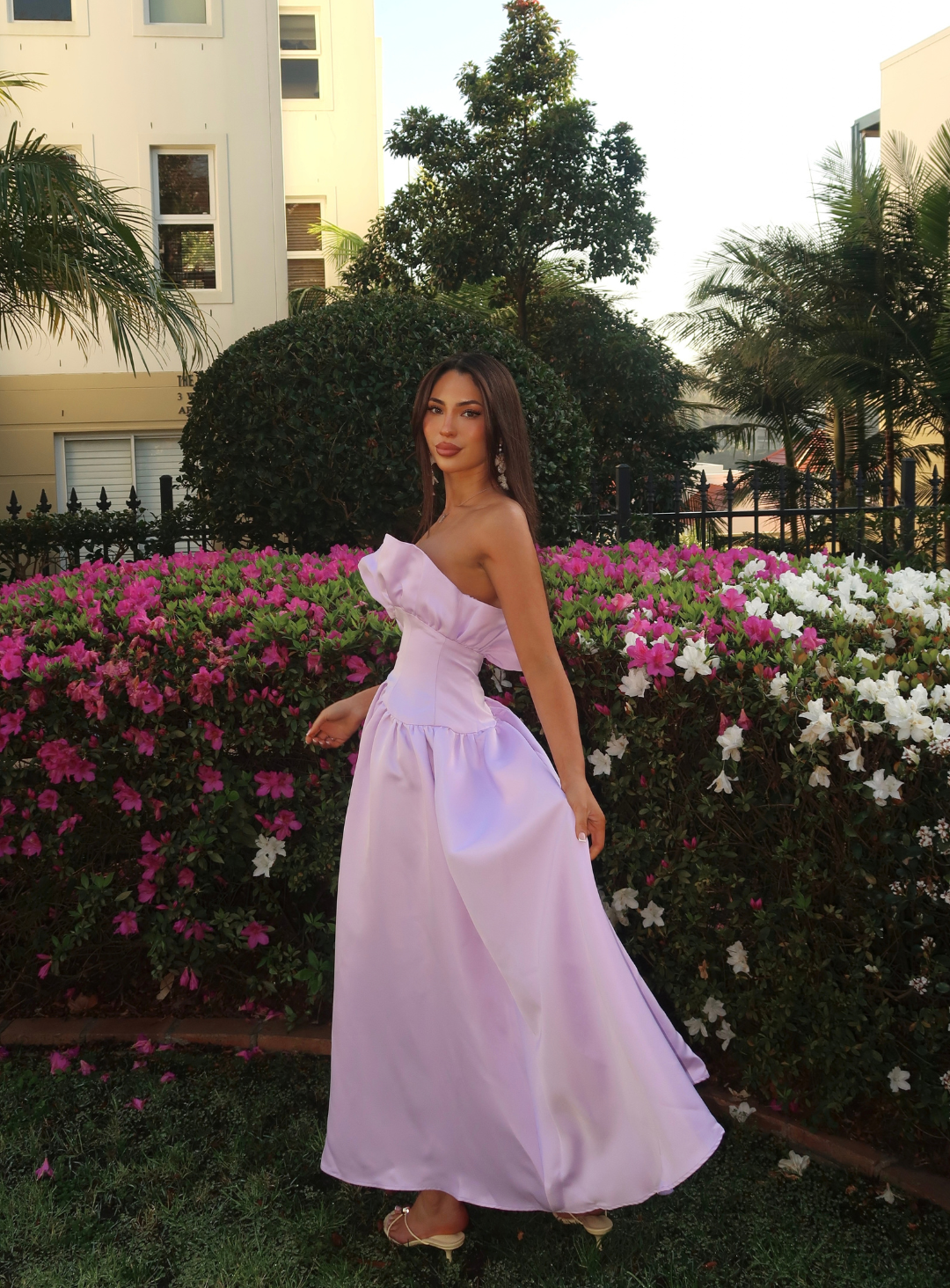 Lilac Laurel Maxi Dress