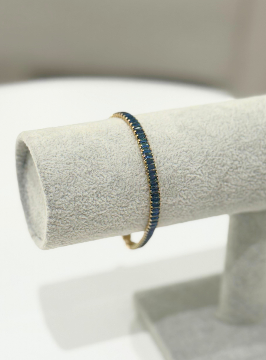 Navy Muse Tennis Bracelet