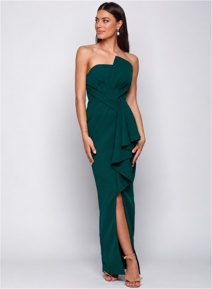 Faulty Forest Green Stellina Dress