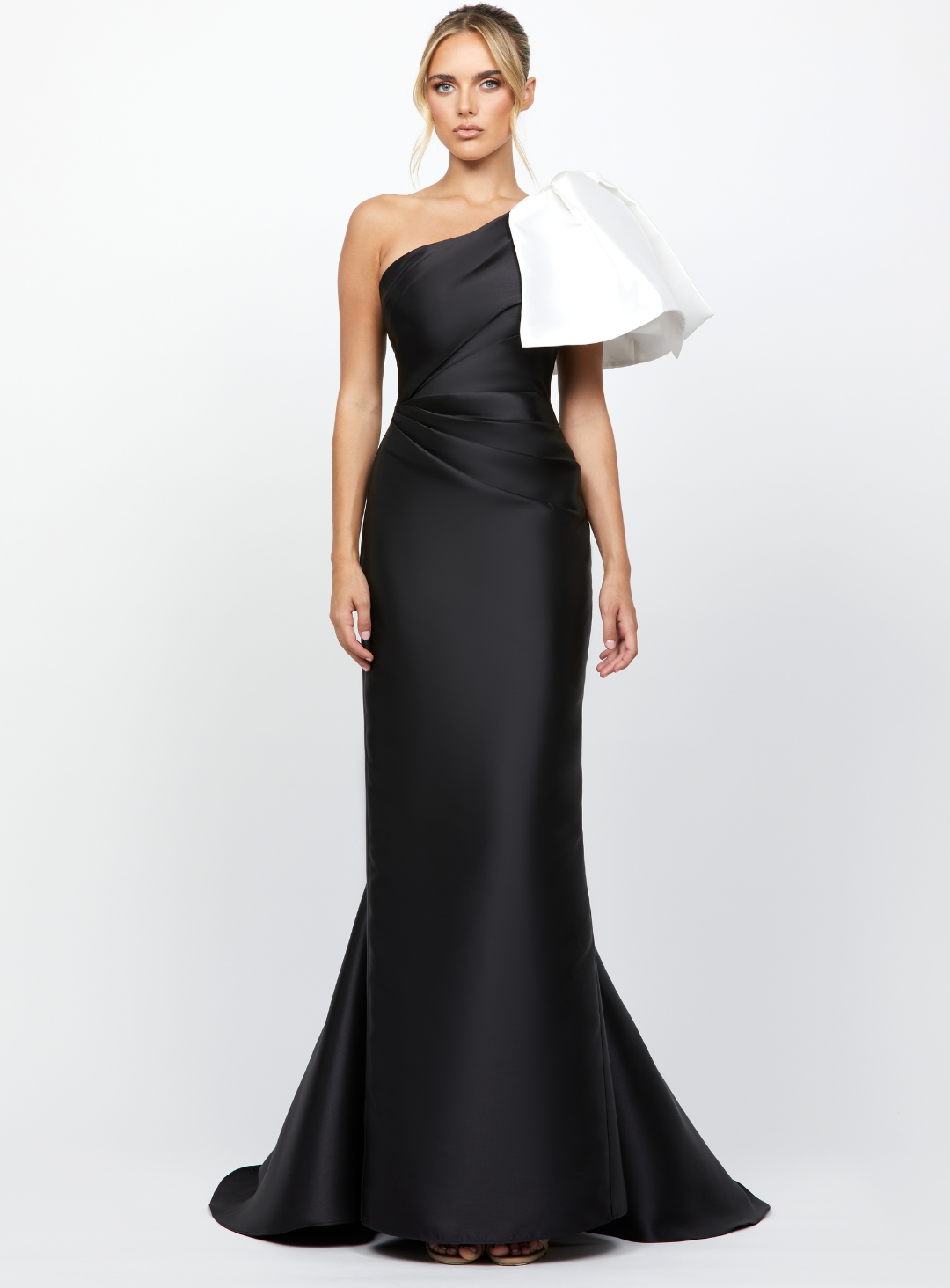 Marcella Bow Fishtail Gown