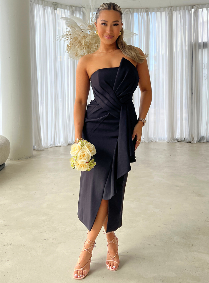 Stellina Midi Dress by Samantha Rose – White Runway