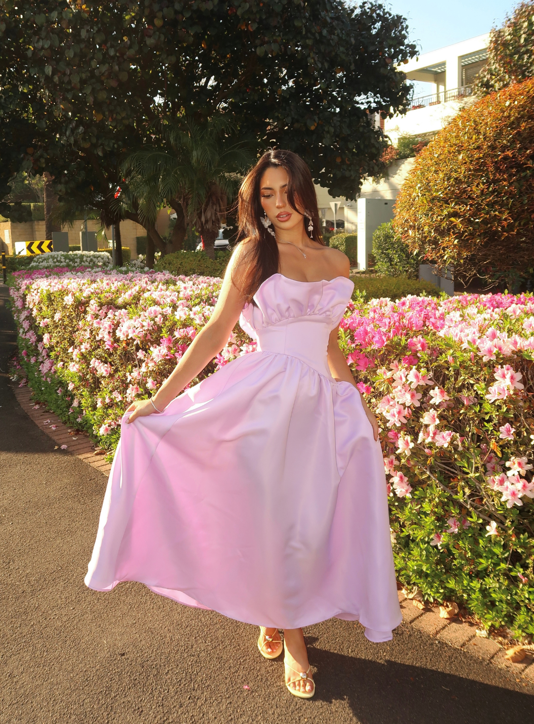 Lilac Laurel Maxi Dress