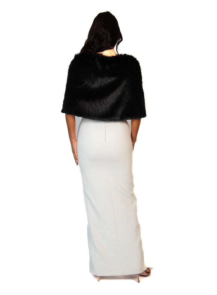 Ayla Faux Fur Cape