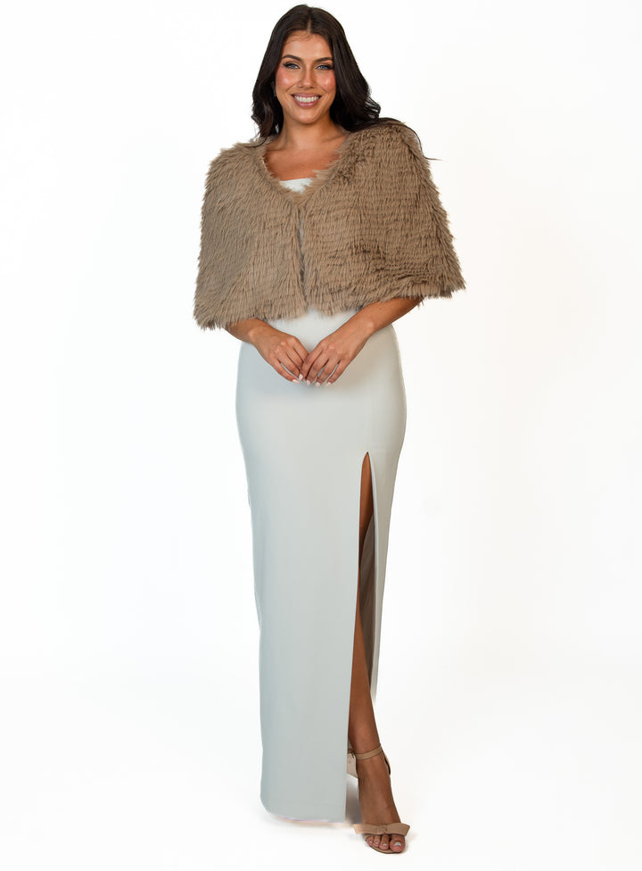 Ayla Faux Fur Cape