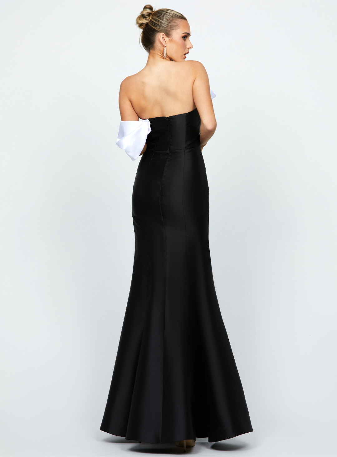 Emely One Shoulder Ruffle Gown