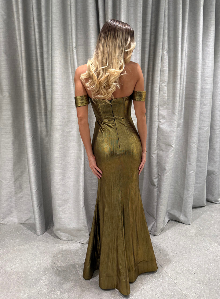 Bridie Corset Drape Gown