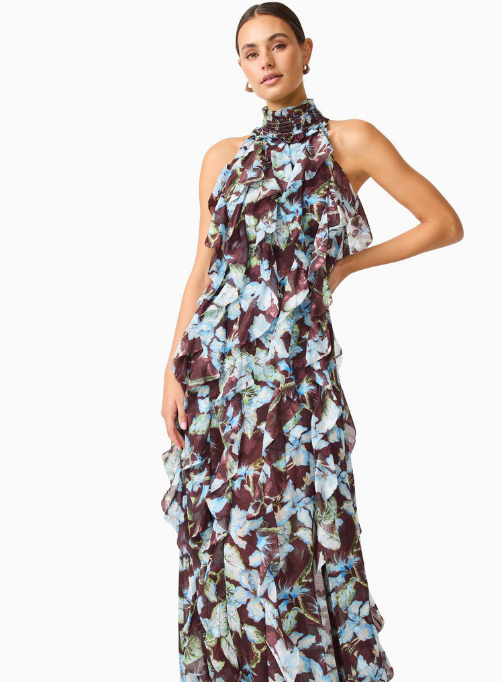 Brown Emelda Maxi Dress