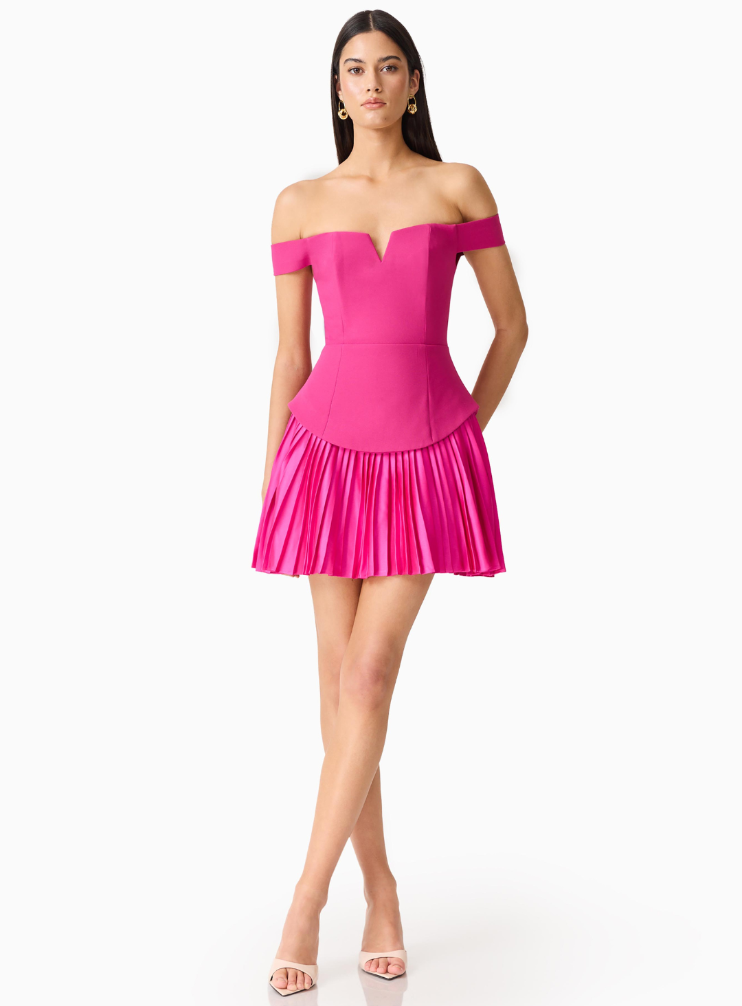 Elva Off Shoulder Mini Dress
