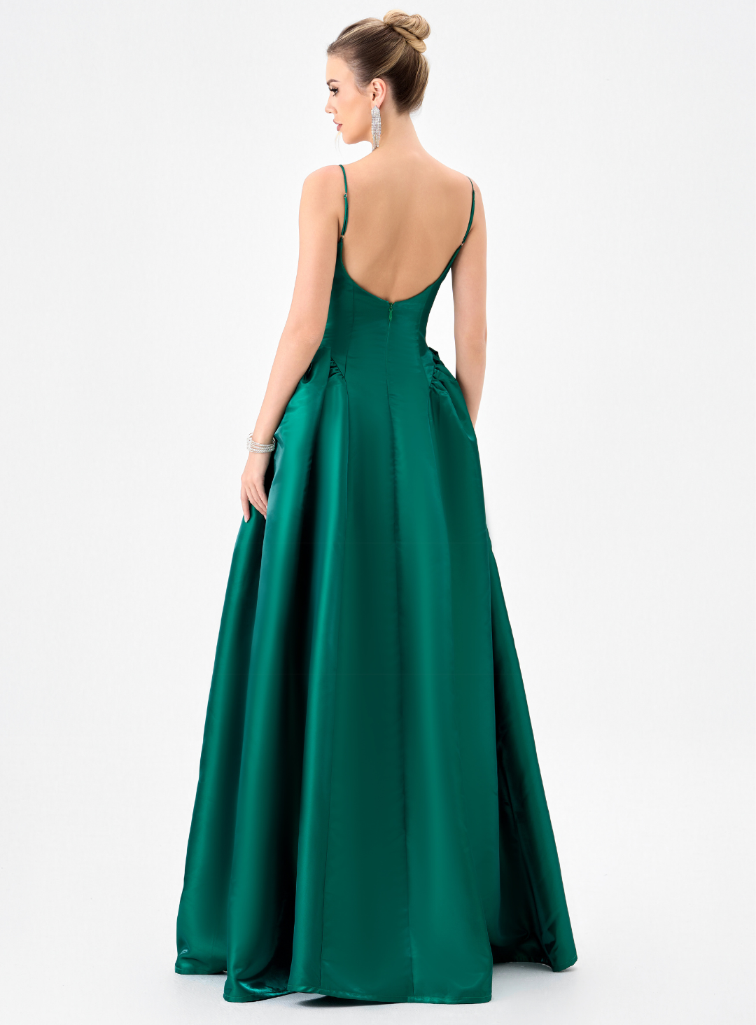 Fisa Gathered A-Line Gown
