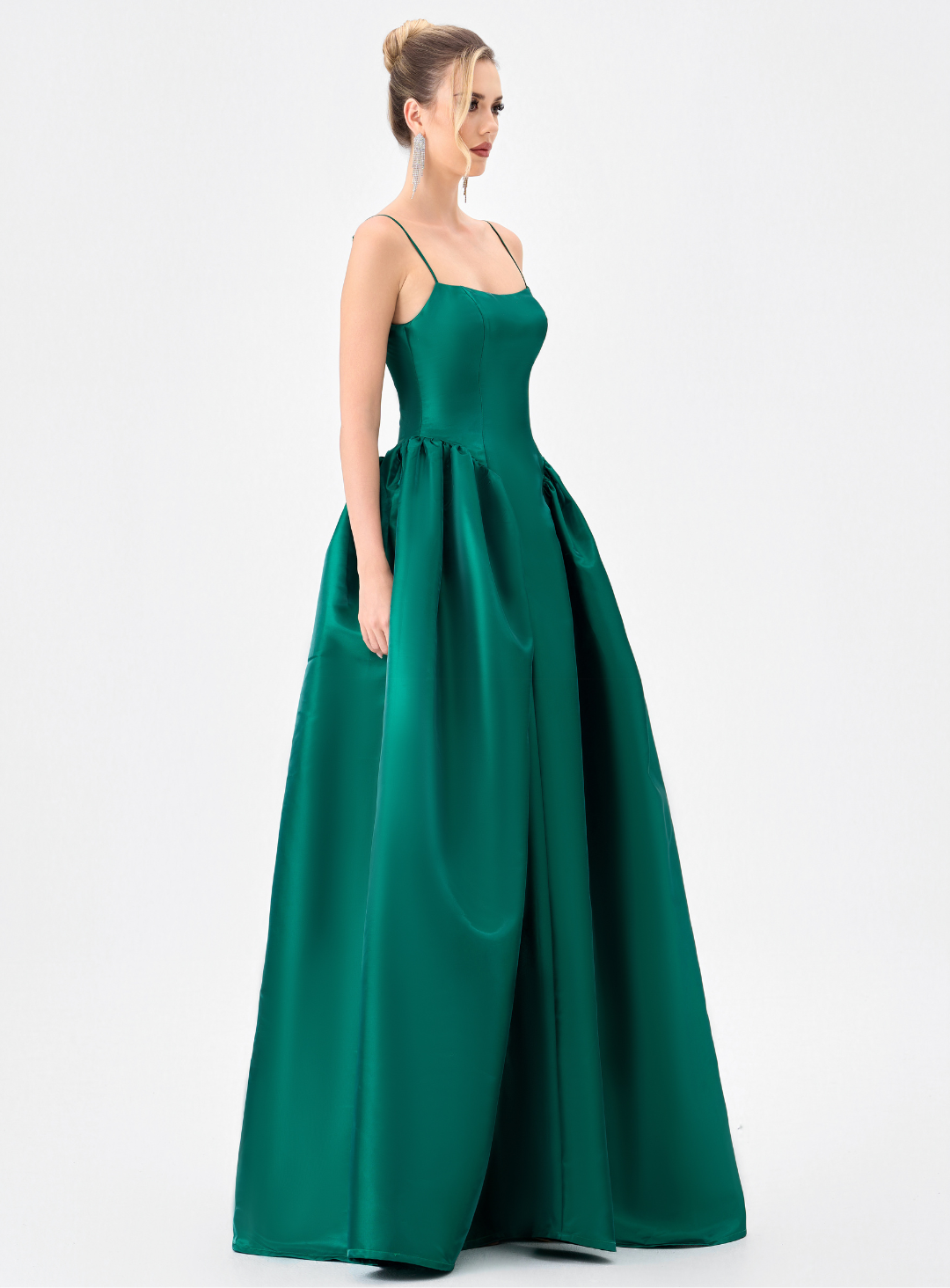 Fisa Gathered A-Line Gown