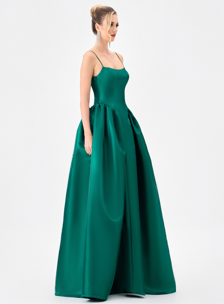 Fisa Gathered A-Line Gown