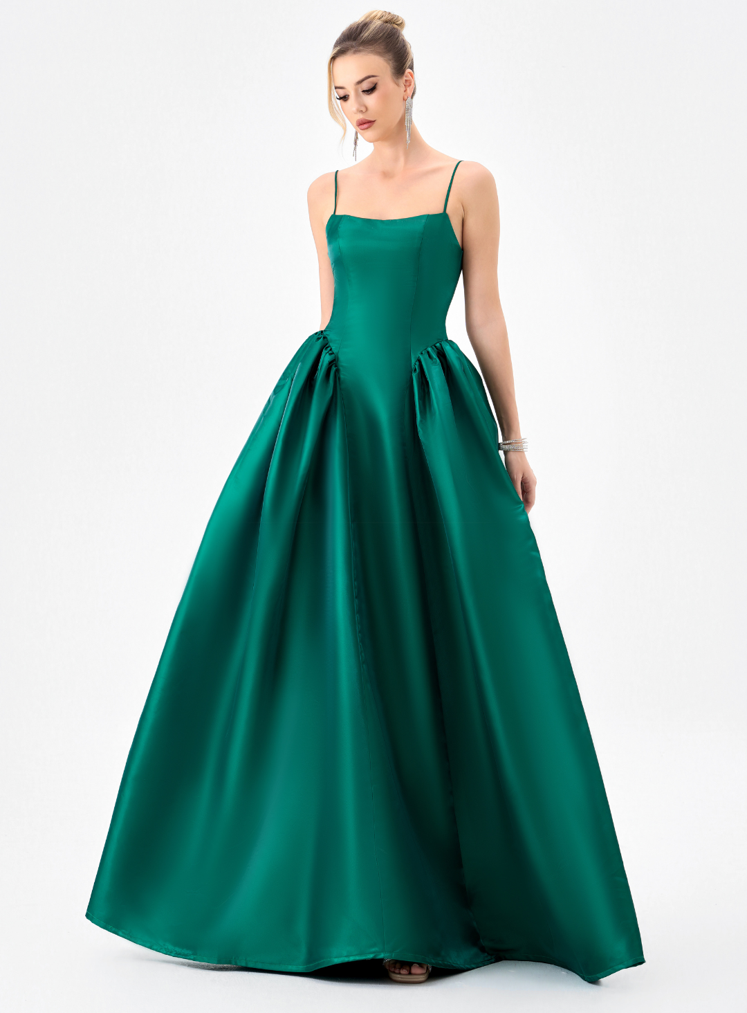 Fisa Gathered A-Line Gown