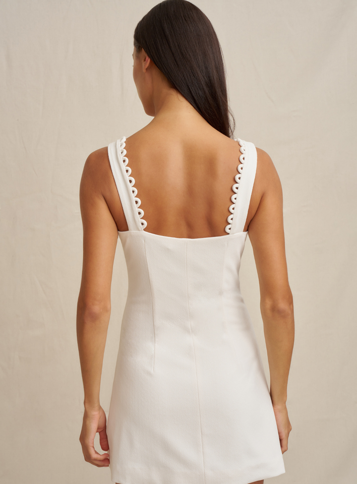 Flower Form Mini Dress