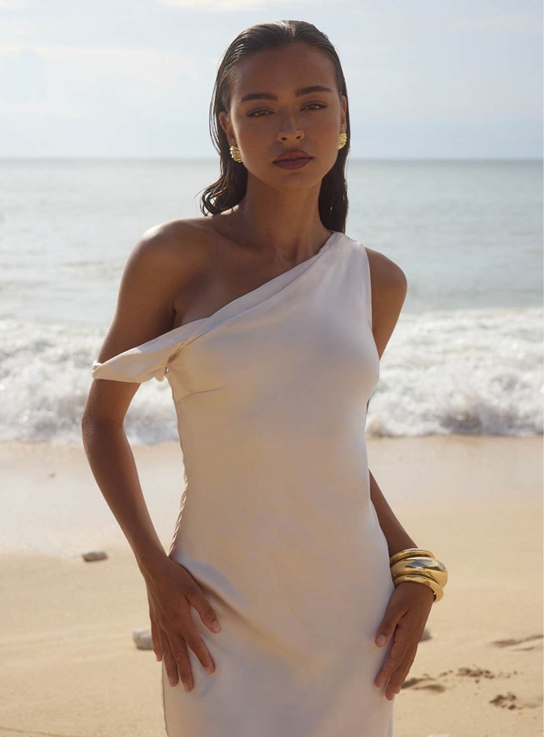 Gia Maxi Dress by Runaway the Label – White Runway