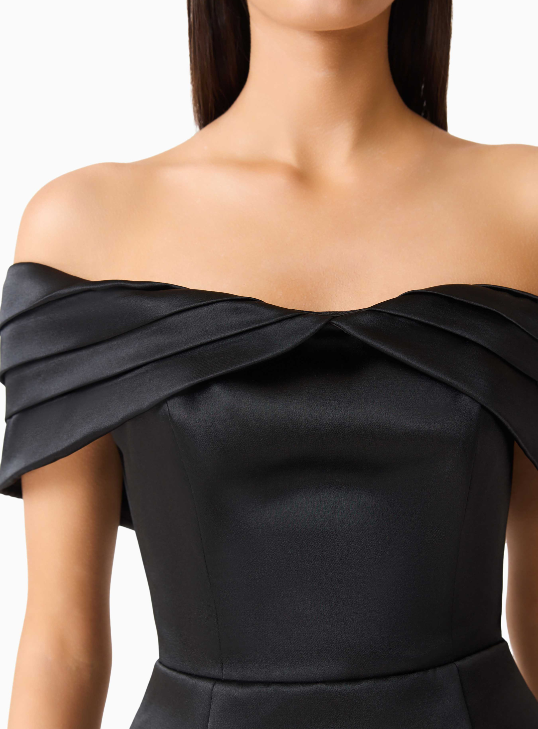 Black Hope Off Shoulder Mini Dress