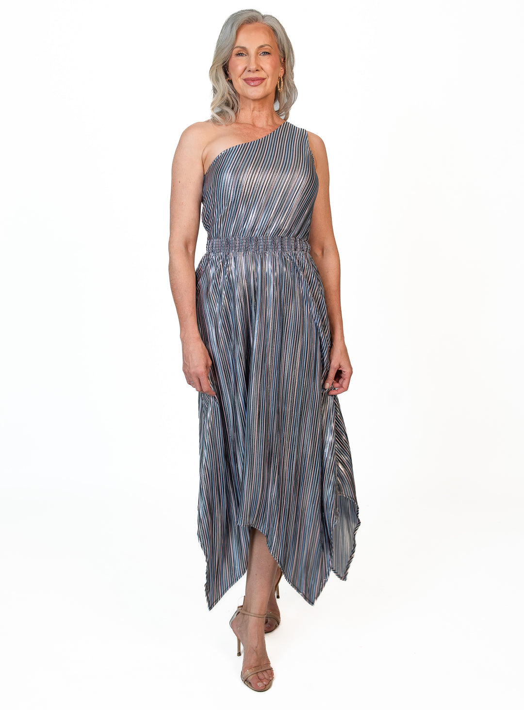Kara One Shoulder Midi
