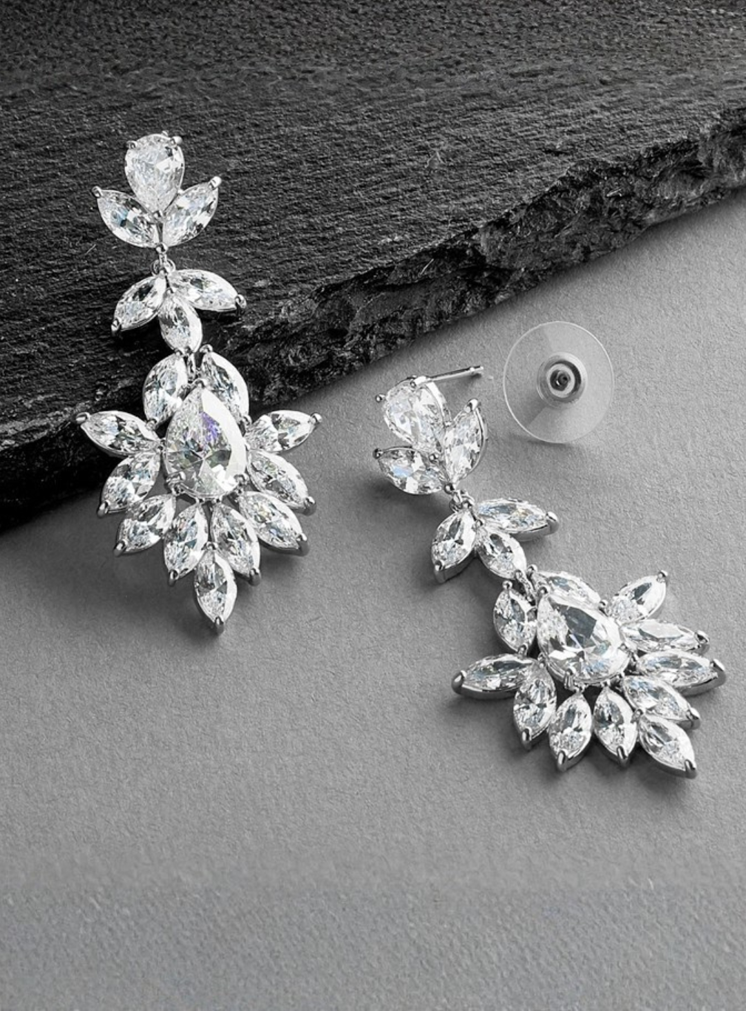 Silver Leila Earrings