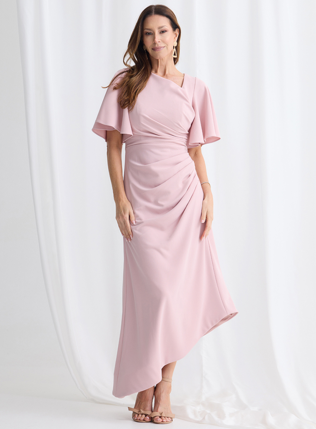 Martha Asymmetric Hem Dress