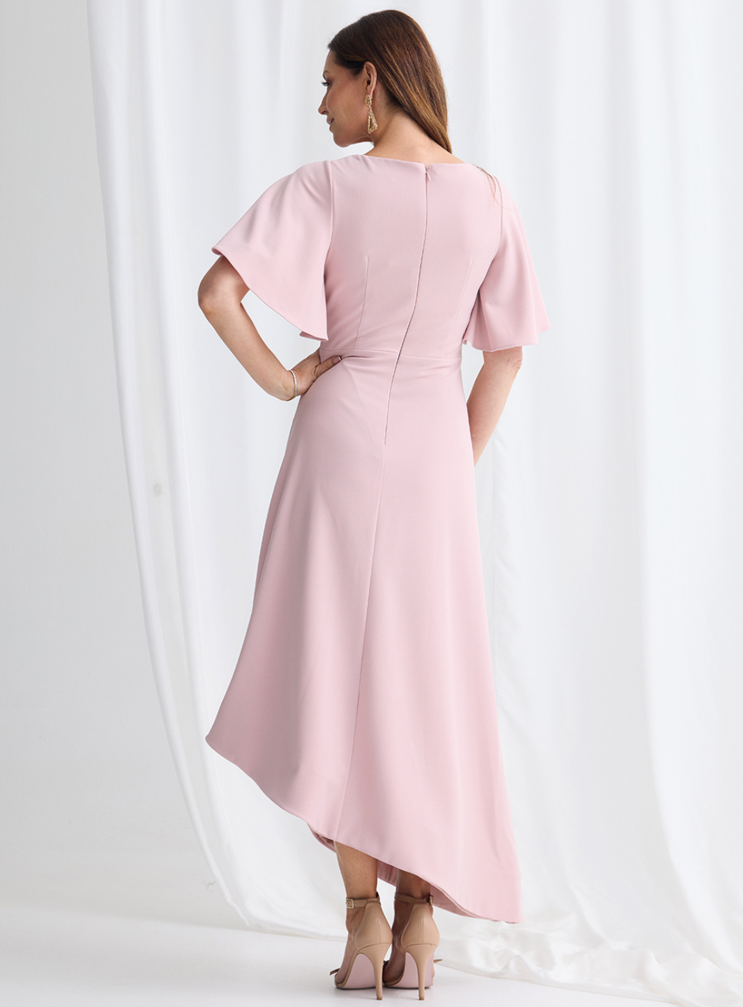 Martha Asymmetric Hem Dress