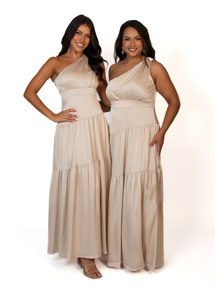 Champagne Melody Maxi Dress