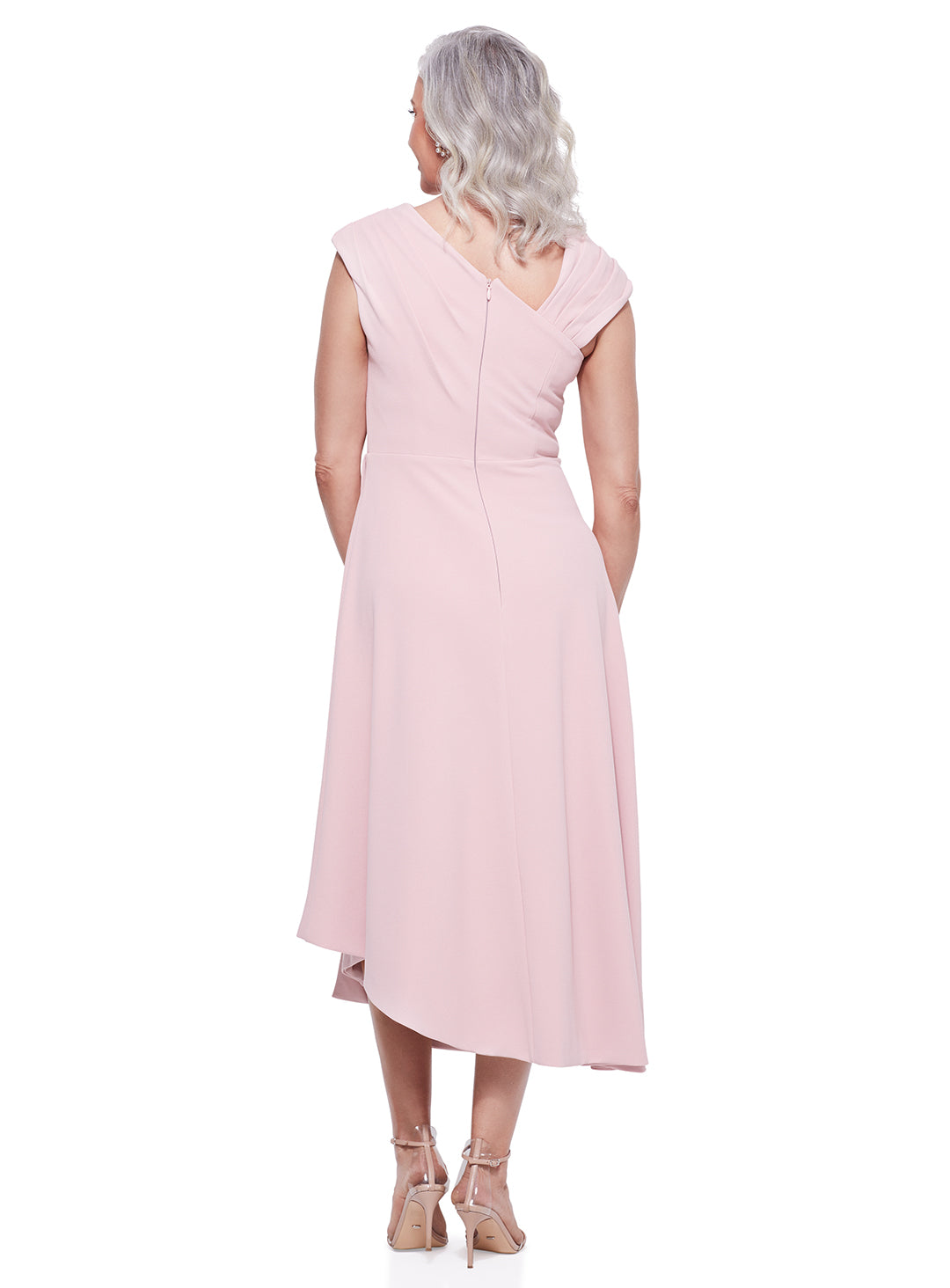Oriana Asymmetric Flared Midi