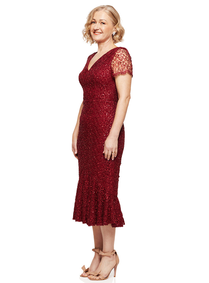 Stasia Fluted Midi