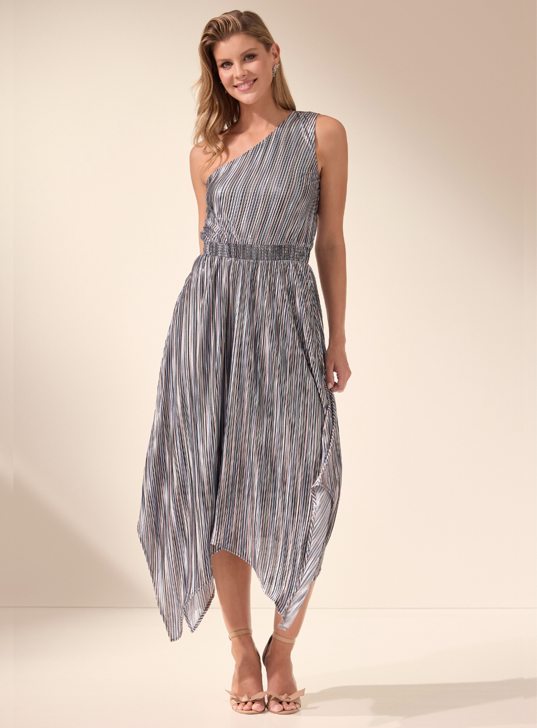 Kara One Shoulder Midi