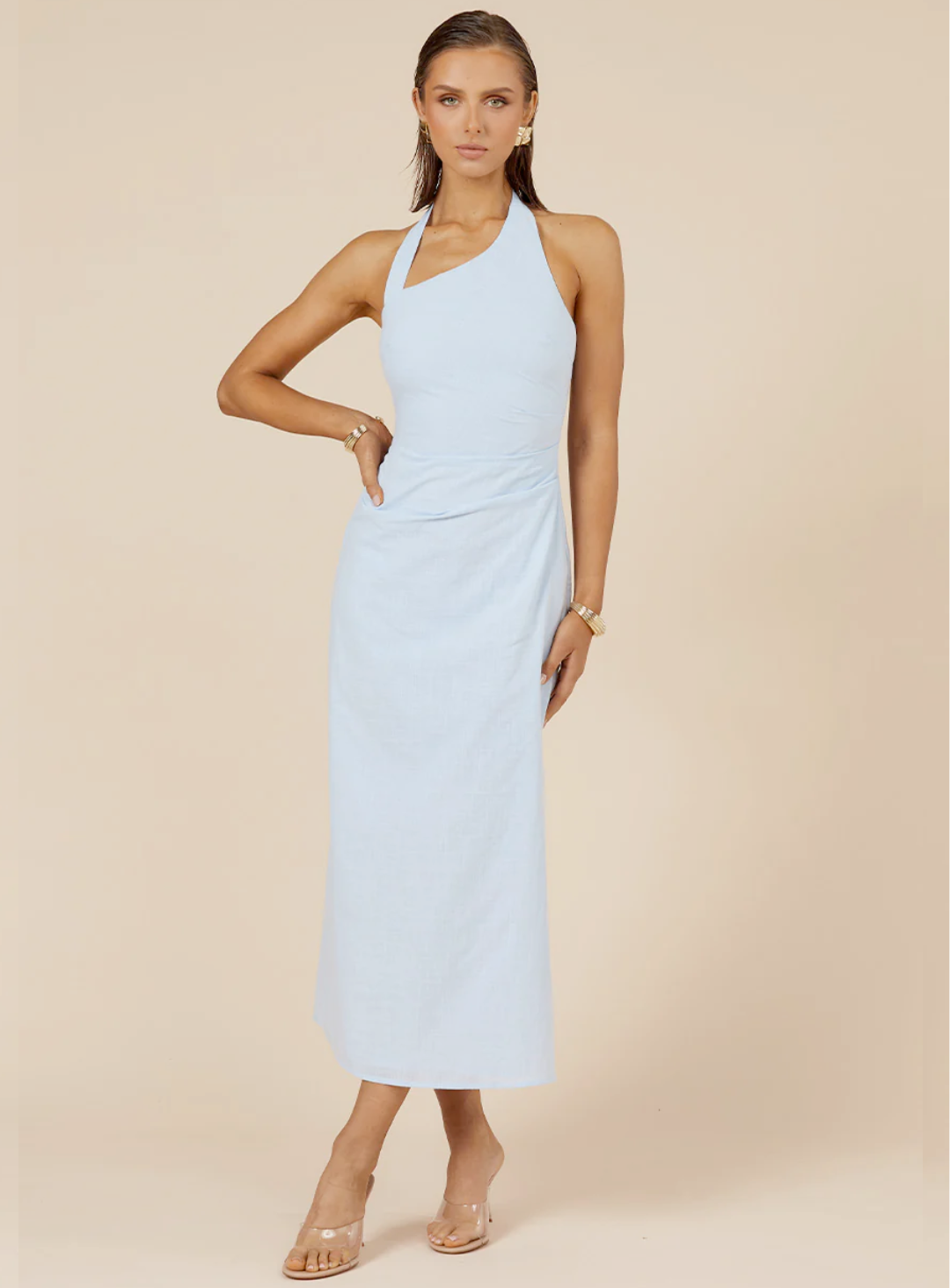 Saphira Long Midi Dress by Seven Wonders – White Runway