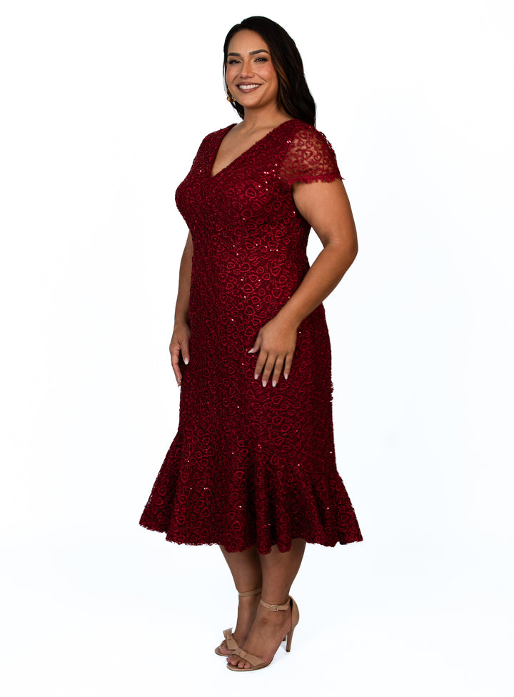 Stasia Fluted Midi