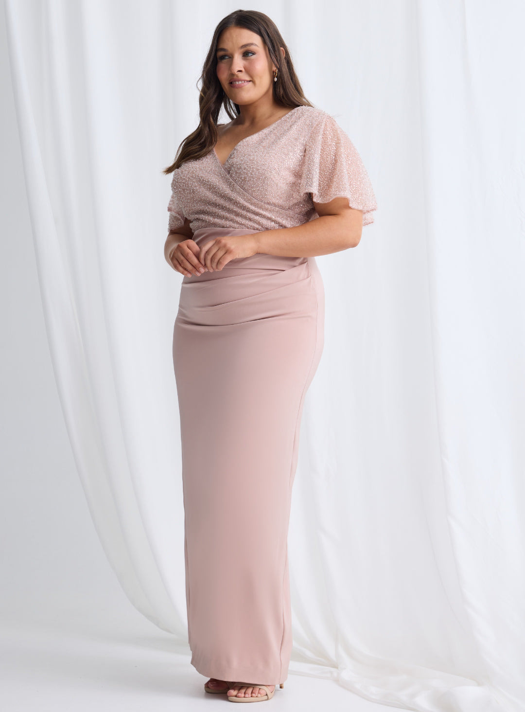 Joyce Beaded Pencil Dress