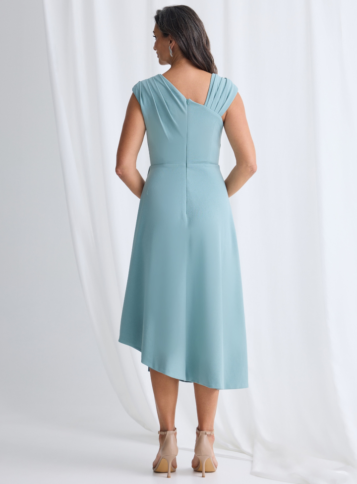 Oriana Asymmetric Flared Midi