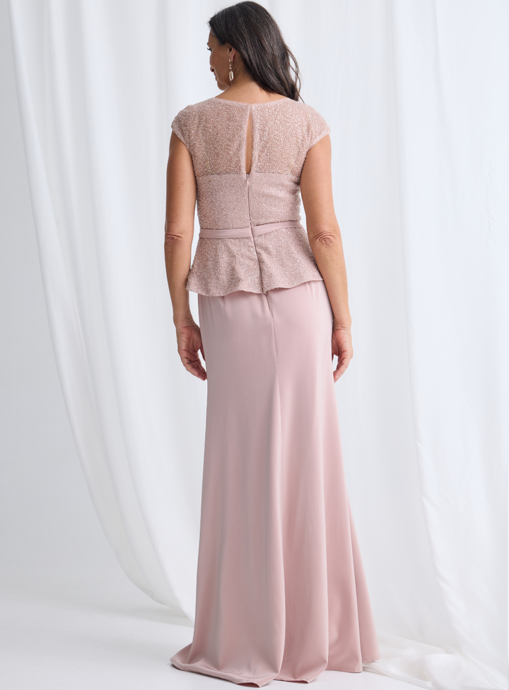 Leia Peplum Gown