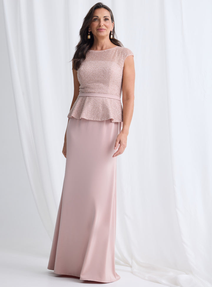 Leia Peplum Gown