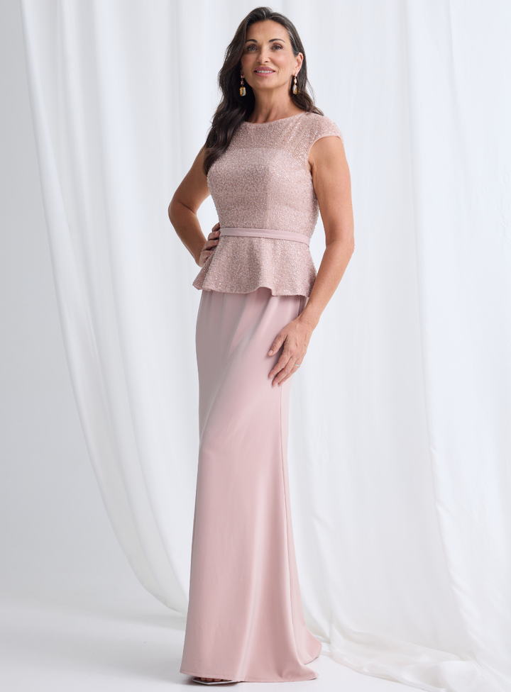 Leia Peplum Gown