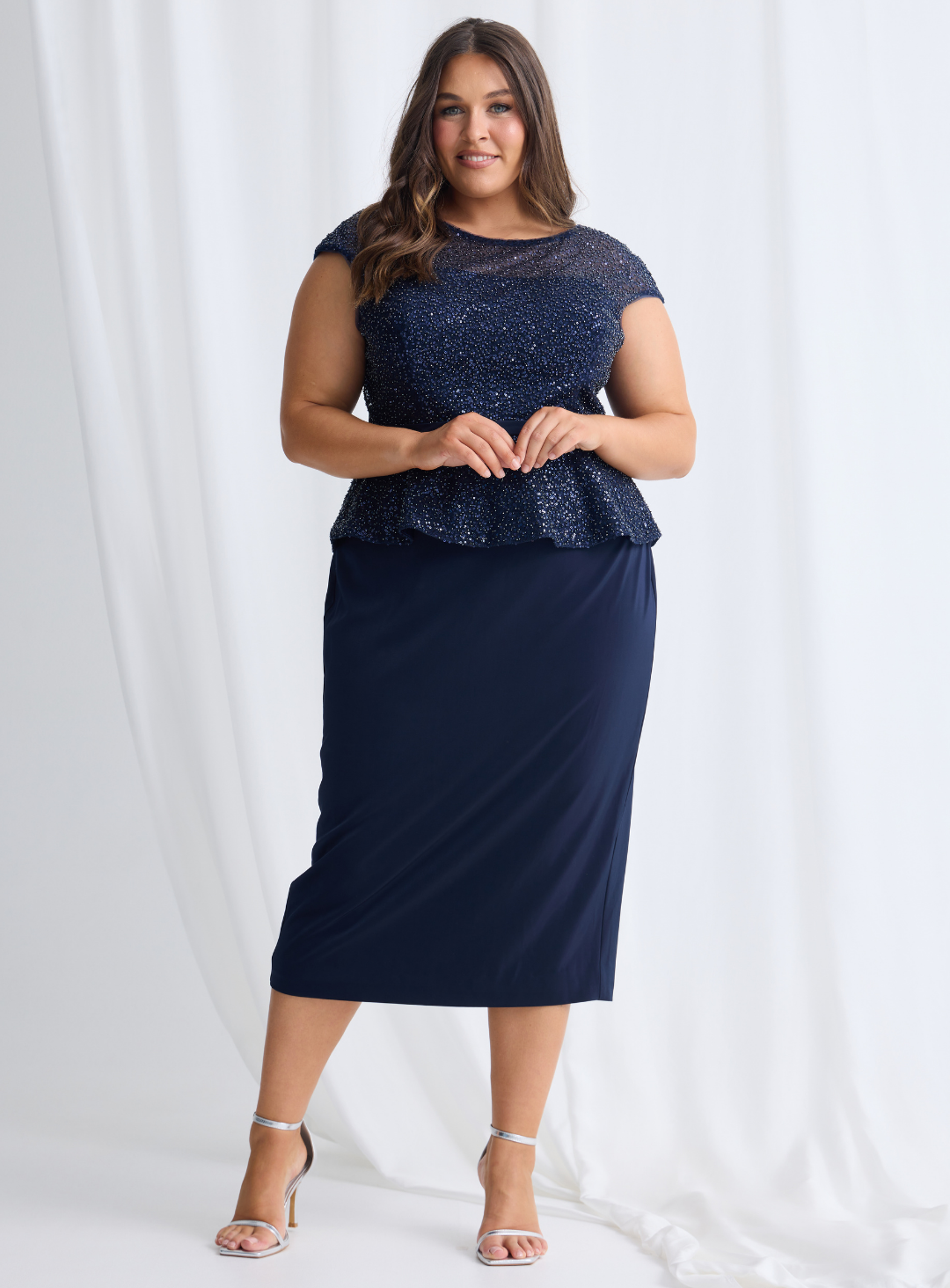 Leia Peplum Midi