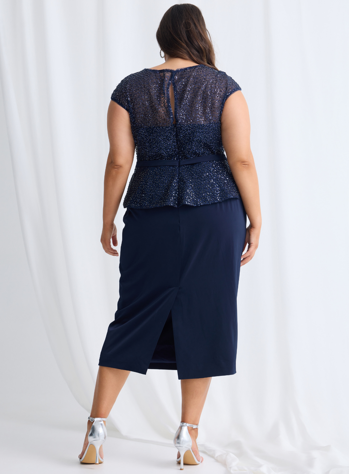 Leia Peplum Midi
