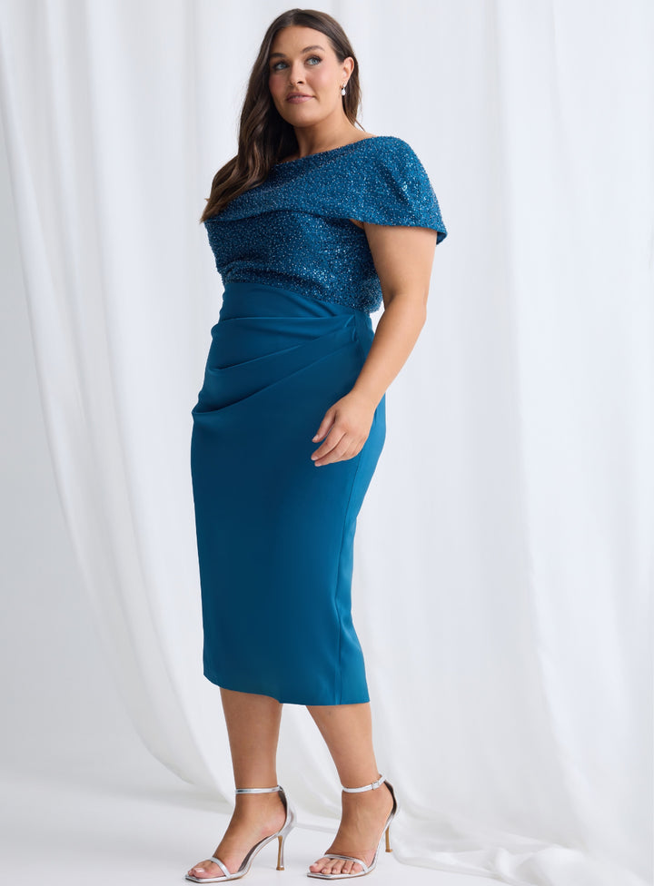 Veronica Off Shoulder Midi