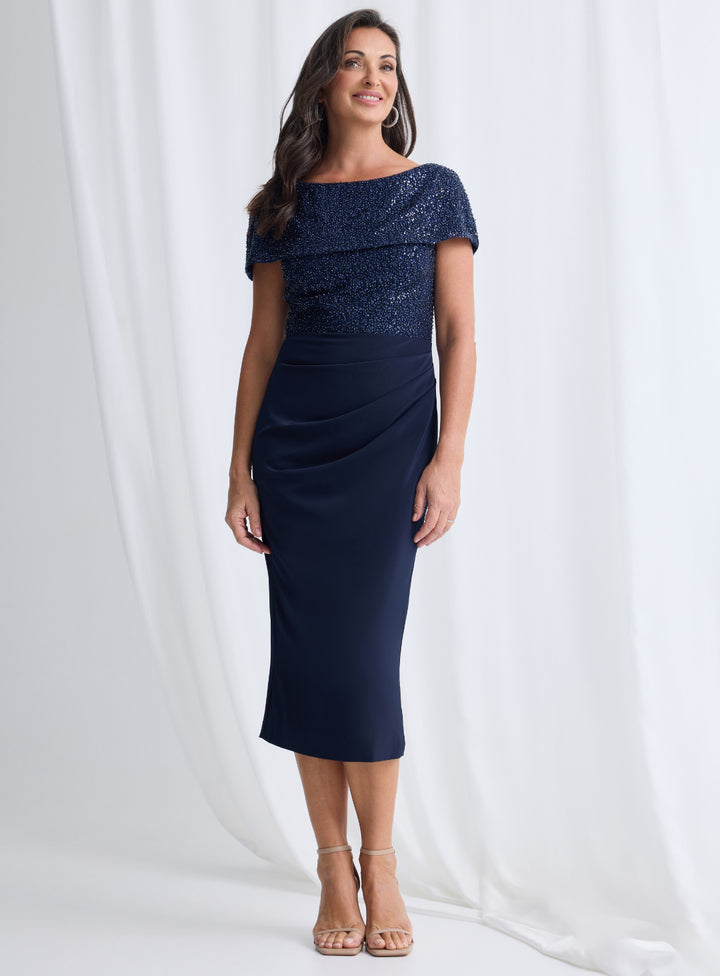 Veronica Off Shoulder Midi