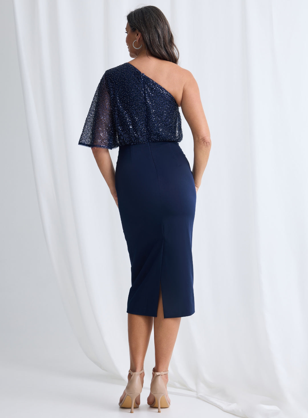 Colleen One Shoulder Midi