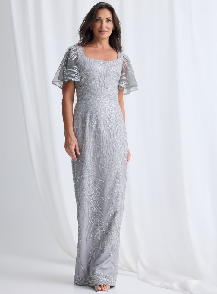 Georgia Beaded Dress White Runway Georgia Beaded Dress White Runway