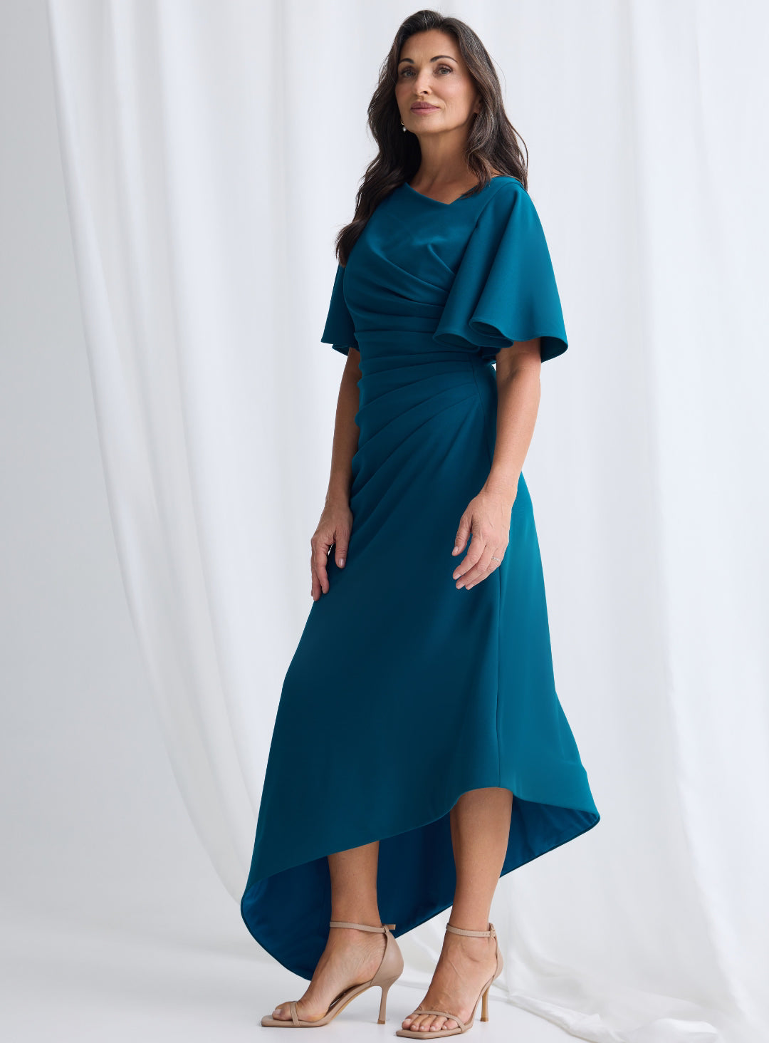 Martha Asymmetric Hem Dress